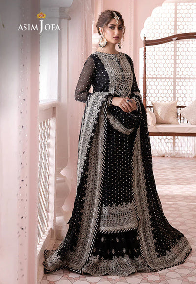 Asim Jofa AJCC-03 Chandni Luxury Chiffon: A Timeless Classic