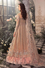 Elegant Grey Embroidered Organza and Jamawar Ensemble